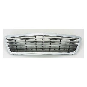 Решетка радиатора в сборе хром - черная Mercedes W203