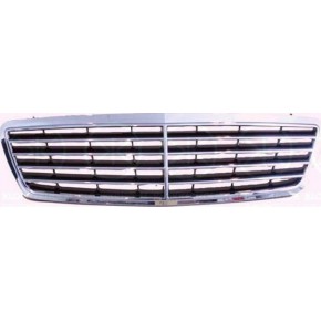 Решетка радиатора в сборе хром - черная Mercedes W203