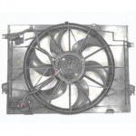 Диффузор радиатора + вентилятор + мотор KIA Sportage - 2 поколение