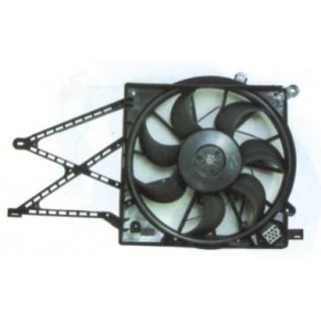 Диффузор радиатора + вентилятор + мотор Opel Astra G