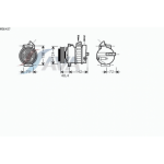 Компрессор кондиционера Mercedes W204