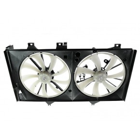 Диффузор радиатора и кондиционера 4цил + вентилятор + мотор Toyota Camry V40