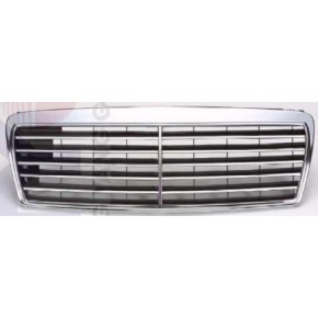 Решетка радиатора (avantgard) хром - черн Mercedes W210