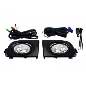 Фара противотуманная л+п (комплект) с проводкой и кнопкой с лампами (2/4дв) Honda Civic - 7 поколение седан / купе хетчбек