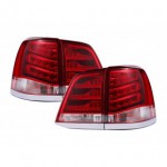 Фонарь задний л+п (комплект) с led (светодиоды) Toyota Land Cruiser 200