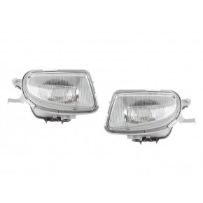 Фара противотуманная л+п (комплект) с ободками Mercedes W210