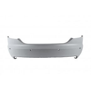 Бампер задний с отверстиями под парктроник грунт Audi A6 C6