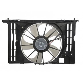 Мотор+вентилятор радиатор охлажден с корпусом 1.8 одинарный Toyota Corolla E150 седан