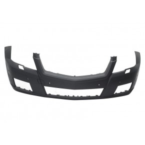 Бампер передний с отверстиями под омыватель под парктроник грунт Mercedes W204