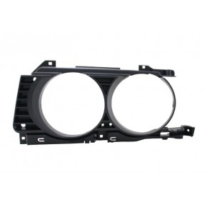 Рамка фары левая чёрная BMW E34