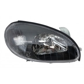Фара правая электрическая с мотором чёрный корпус (h4) (седан) (хэтчбэк) Chevrolet Lanos Daewoo Lanos