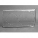 Стекло фары левое круглый отражатель Mercedes W123