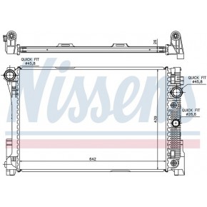 Радиатор охлаждения Mercedes W212