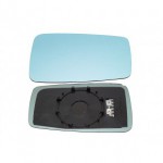 Стекло правого зеркала (выпуклое) синее Audi B3