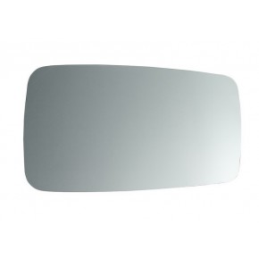 Стекло правого зеркала (выпуклое) хром без пластины Audi B3