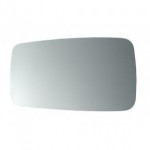 Стекло левого зеркала (плоское) хром без пластины Audi B3