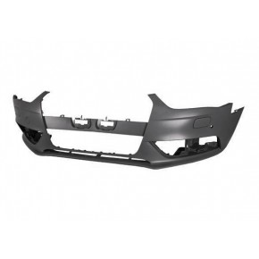 Бампер передний с отверстиями под парктроники и омыватели грунт (седан) Audi A4 B8