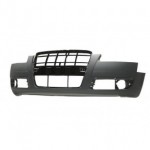 Бампер передний без отверстий под омыватель и парктроники грунт (седан) Audi A6 C6