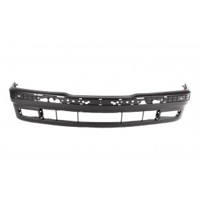 Бампер передний с отверстиями под птф чёрный BMW E36