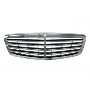 Решетка радиатора (оригинал) хром - сер Mercedes W221