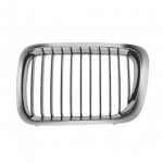 Решётка радиатора левая хром чёрная BMW E36