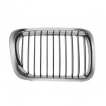 Решётка радиатора правая хром чёрная BMW E36