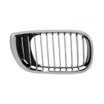 Решётка радиатора правая хром чёрная BMW E46 седан / универсал