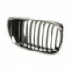 Решётка радиатора правая хром чёрная BMW E46 седан / универсал