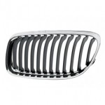 Решётка радиатора левая хром чёрная BMW E90 седан / E91 универсал