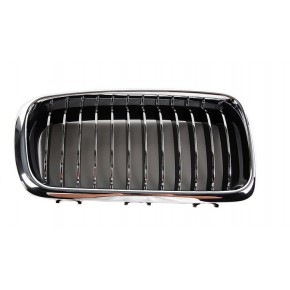 Решётка радиатора правая хром чёрная BMW E38