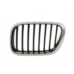 Решётка радиатора левая хром чёрная BMW E53 X5