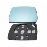 Стекло правого зеркала с подогревом (асферическое) синее BMW E53 X5