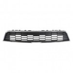 Решётка в передний бампер верхняя хром чёрная Chevrolet Aveo T300
