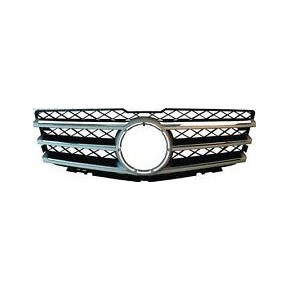 Решетка радиатора хром - черная Mercedes X204 GLK-CLASS