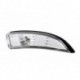 Поворотник в правое зеркало белый Ford Fiesta - 6 поколение