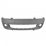 Бампер передний с отверстиями под птф грунт Ford Fiesta - 5 поколение