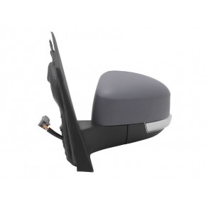 Зеркало левое электрическое с подогревом под покраску (асферическое) Ford Focus - 2 поколение