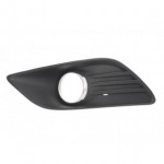 Решётка в передний бампер левая с отверстием под птф хром Ford Focus - 2 поколение