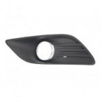 Решётка в передний бампер левая с отверстием под птф хром Ford Focus - 2 поколение