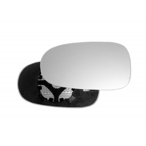 Стекло левого зеркала (выпуклое) хром (хэтчбэк) (купе) Honda Civic - 5 поколение