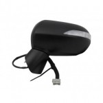 Зеркало левое электрическое складное под покраску с указателем поворота (выпуклое) Honda Jazz / Fit