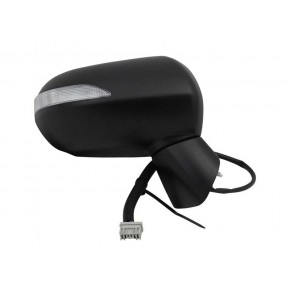 Зеркало правое электрическое складное под покраску с указателем поворота (выпуклое) Honda Jazz / Fit