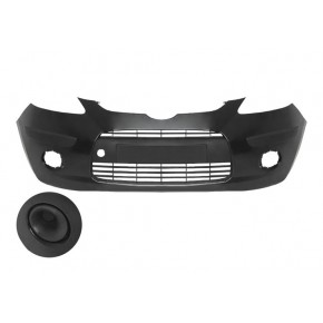 Бампер передний с решётками с молдингами с заглушками (комплект) Hyundai I10
