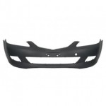 Бампер передний с отверстиями под птф чёрный Mazda 6 - 1 поколение