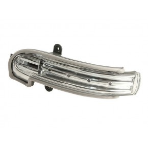 Поворотник в левое зеркало белый Mercedes W203
