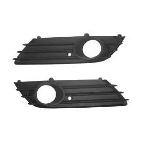 Решетка переднего бампера л+п (комплект) с отв под противотуманки (5 дв) (италия) Opel Astra H