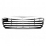 Решётка радиатора (9 полос) хром чёрная (комплект) Mercedes W210