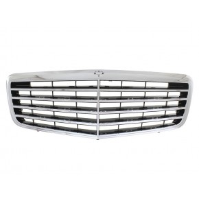 Решётка радиатора хром чёрная (седан) (комби) Mercedes W211