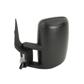 Зеркало левое механическое чёрная крышка (выпуклое) Mercedes Sprinter