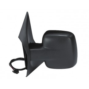 Зеркало левое электрическое с подогревом чёрная крышка (выпуклое) Mercedes Vito / Viano